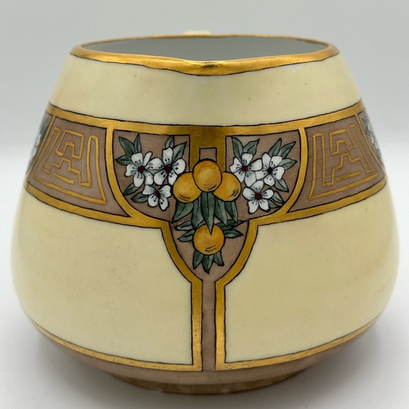 Limoges Austria Citrus Design Lemonade Pitcher C. 1912-1930- Signed Cotter - Picture 2 of 9